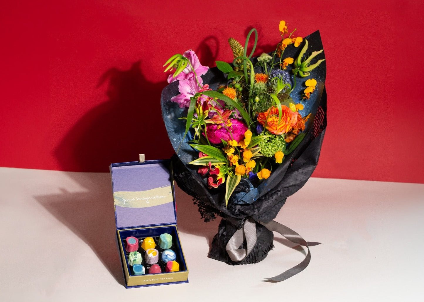 Chocolate and Flower Bouquet