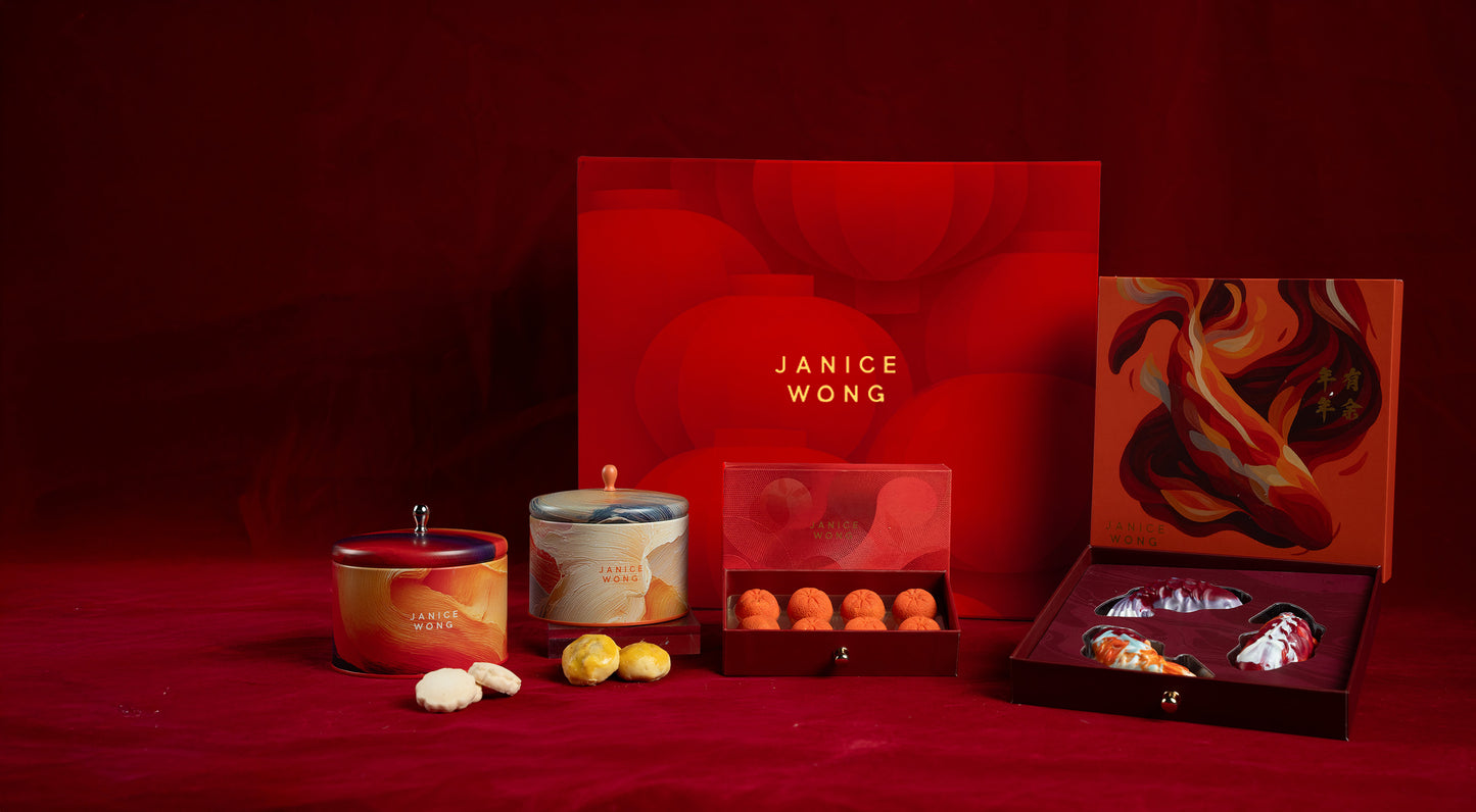 Abundance Koi fish & Cookie Gift Set
