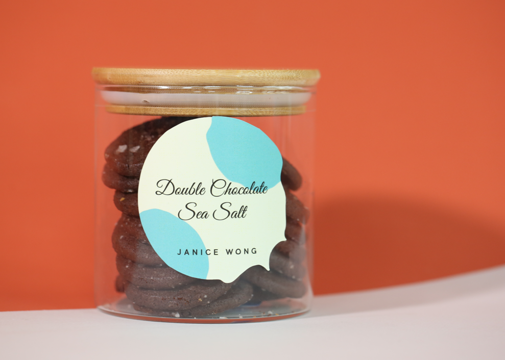 Double Chocolate Sea Salt Cookies