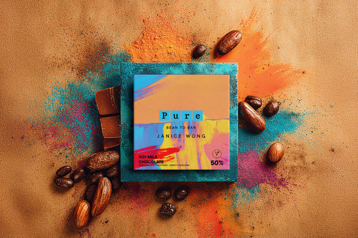 Janice Wong 50% Soy Milk Chocolate Bean to Bar