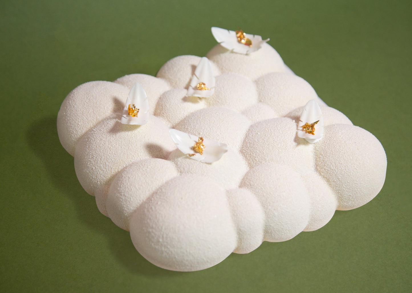 Gula Melaka Pandan Pistachio Cake