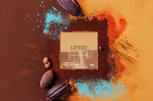 52% Indonesia Single Origin Caramel Sea Salt Milk Chocolate