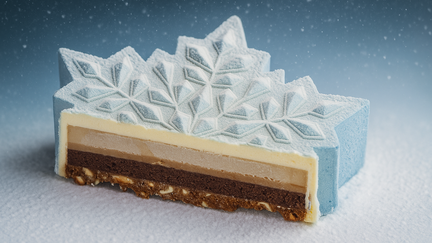 Crystal Flake Gateau Cake