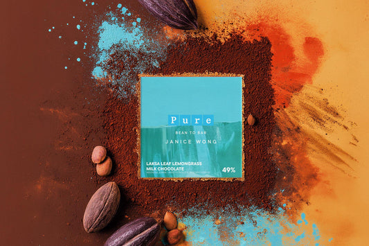 49% Indonesia Single Origin Laksa Leaf Lemongrass Milk Chocolate